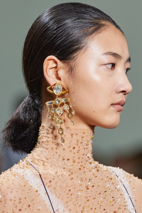 leah-cultice:Earrings at Schiaparelli Spring 2020 Couture