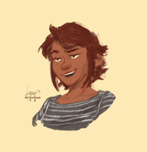 from an expression meme! my kid haley for @starschart