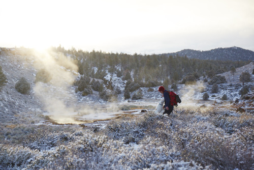 pascalshirley:Mammoth Hot Springs après ski