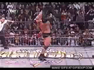 wrestlingsucksnow:  Easily one of the coolest finishers of all time. DDP remains