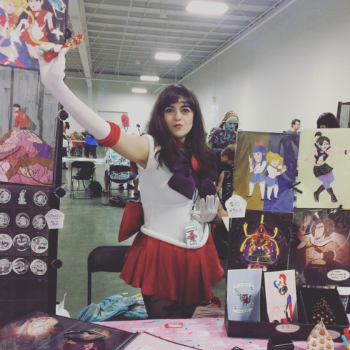 Day 2 Of @sausomecon !!! Seeing Lots Of Cosplayers That Are The Characters I've Drawn! Hope To See More!