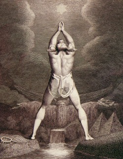 William Blake (after Henry Fuseli) Detail from the Fertilization of Egypt, The Botanic Garden, 1791.