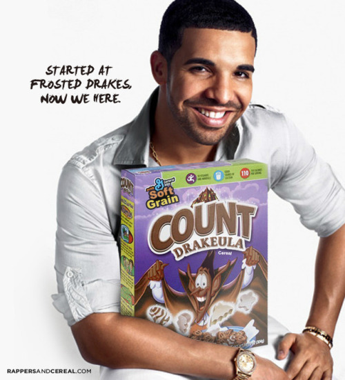 Rappers with their fave cereals.Courtesy of: http://rappersandcereal.com/