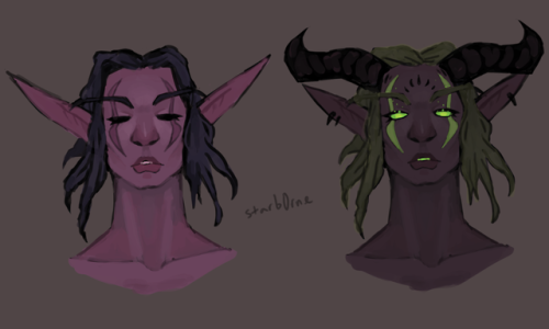 starb0rnedraws: ive been playing wow way more and its shows in how little art ive been posting hhhff