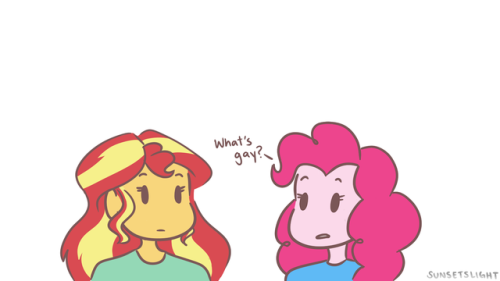 deeslittlesoftie: sunsetslight:  She’s so supportive   Pinkamena Iloveyounomatterwhat Pie 