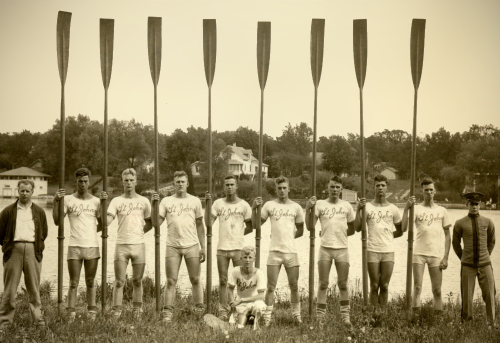 XXX Vintage rowers photo