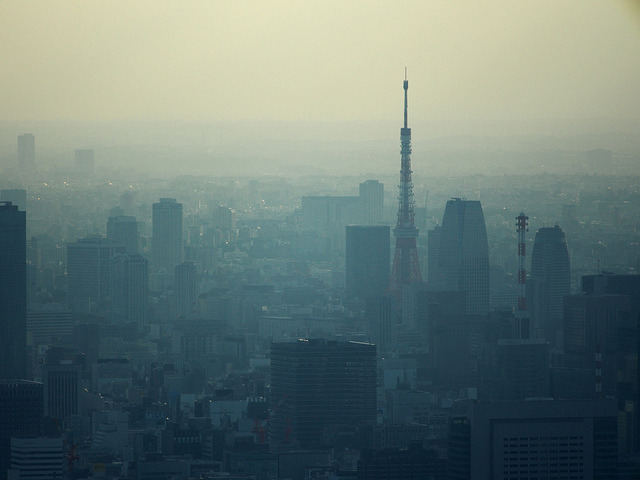 dreams-of-japan:  Tokyo Landscape #5. Foggy Tokyo Tower. by Simon*N on Flickr.