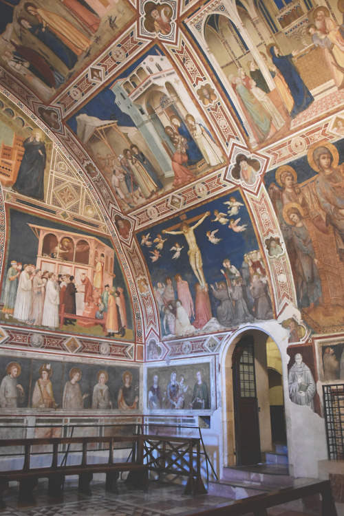 Basilica of Saint Francis of Assisi, Italy, consecrated in 1253Cycles of frescoes by various painter