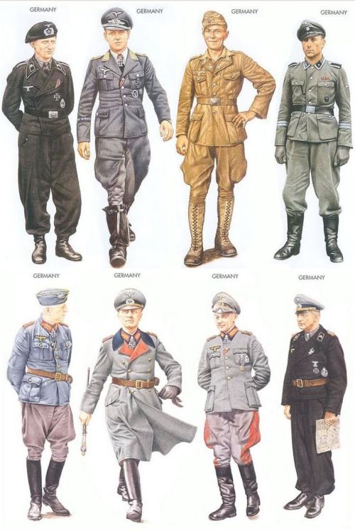 German air force uniforms