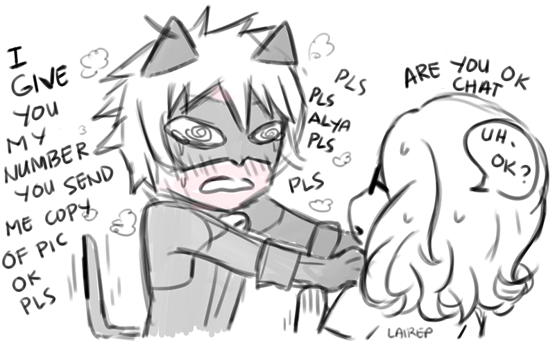 lairep: I… was only supposed to draw Marinette in that outfit but…  [leaves bad