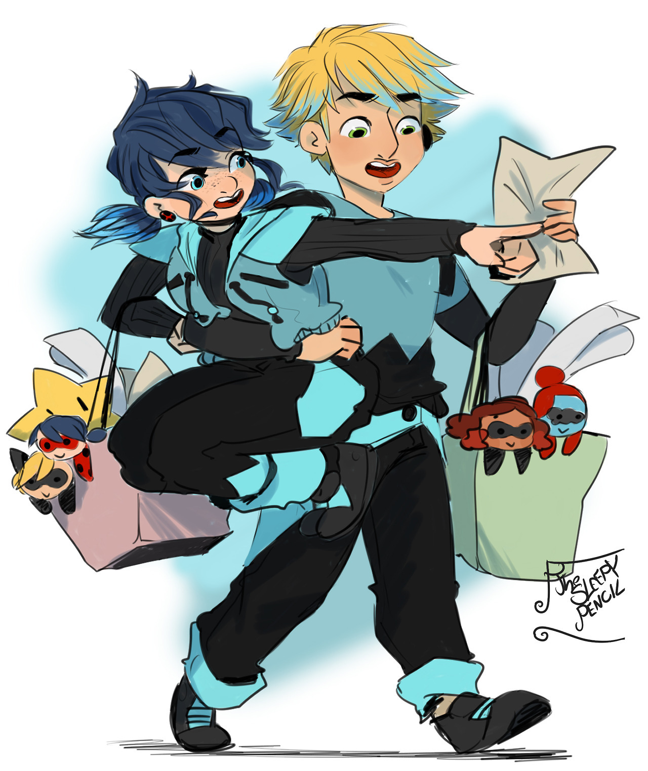 thesleepypencil:  a brand new set of Akuma fashion! in a brand new look. 