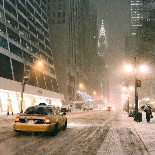 Porn Pics nythroughthelens:  New York City - Snow at