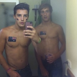 superhotguys15:  motdrobert2:  Kik-stand chaos!  Str8 boys sexting!  Hot Aussie and Seaton pal, Mikey shows off the goods.  And they are good!   For More Hot Guys, Follow Me!superhotguys15.tumblr.com 