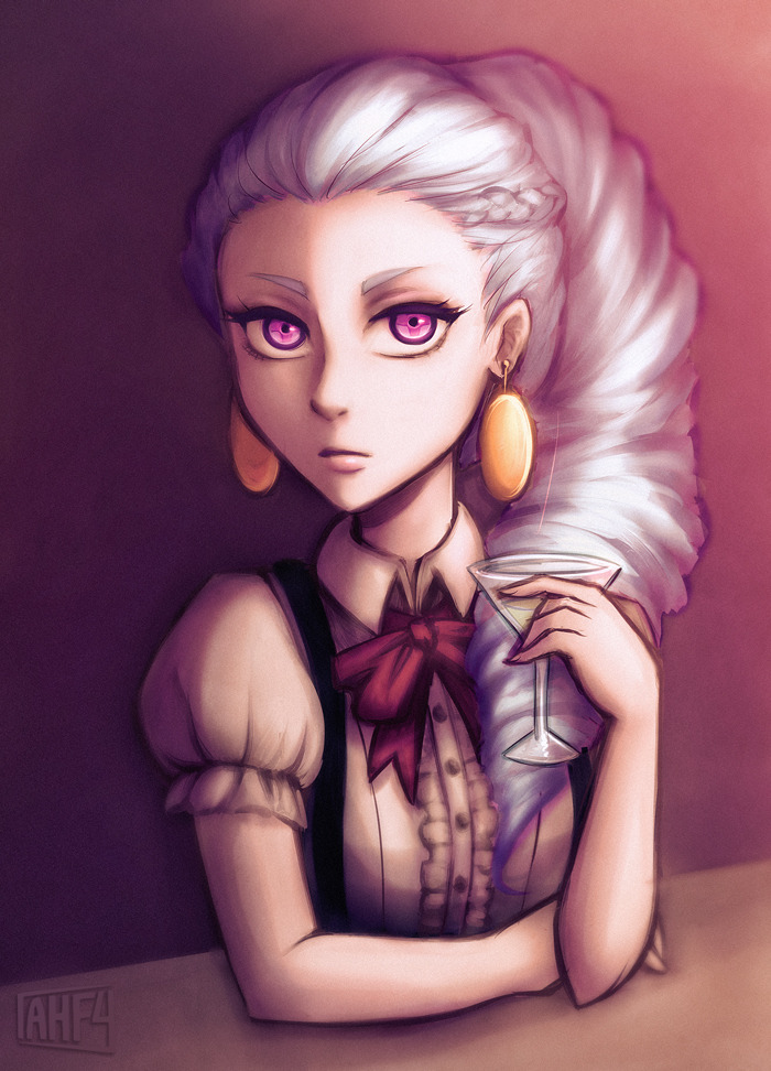 nona from death parade patreon commish