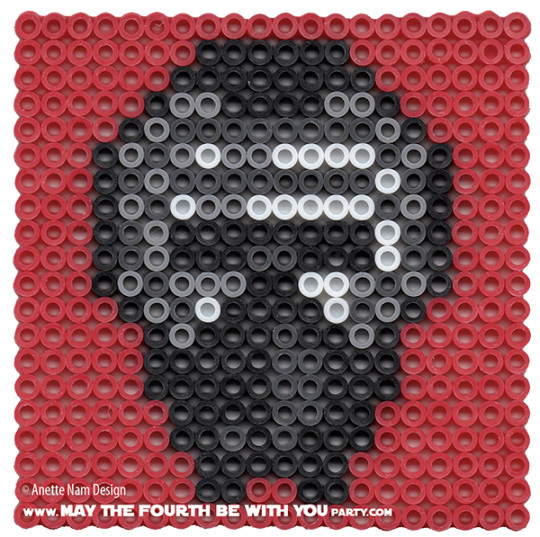Stormtrooper Perler Bead Coaster  May the Fourth be with You Party