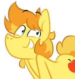 gonenannurs:  heres a silly braeburnalso happy new years people!  x3!