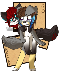asksoulthecat:  Go Senpai Cat and Dog :D  Okay that&rsquo;s cute x3 &lt;3