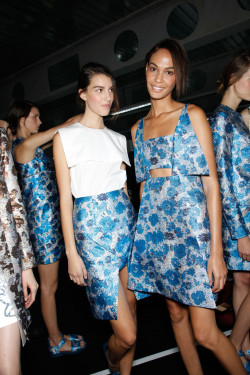 mulberry-cookies:  Backstage @ Christopher Kane S/S 2012 