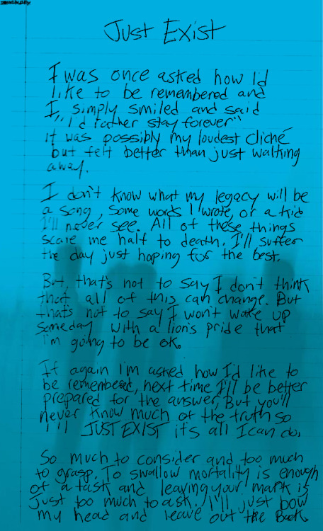 poppunktunes:  johnlindley665:  Just Exist/Touché Amoré.  This is beautiful