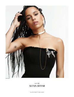 dailyactress:  Zoe Kravitz is the new face of Alexis Bittar jewelry.