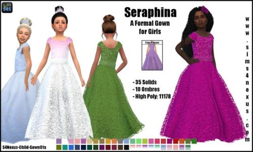 Seraphina -A Formal Gown For Girls-