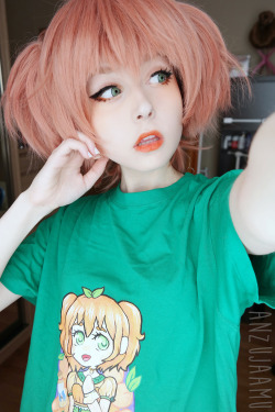 anzujaamu:    This is the BEST present I have ever gotten!The lovely owner of the Personal Mahou storenvy shop made me a custom magical girl T-shirt by using my Anzu design!It is handmade, which makes it even more precious for me.You can contact her in