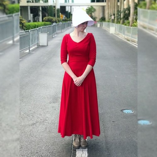 Don’t let the bastards get you down. ✊SWIPE FOR SURPRISE. Today starts season 3 of The Handmaid’s Ta