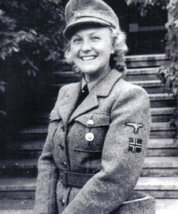 demdeutschenvolke:  Female Norwegian Volunteer of the SS.   Lovely