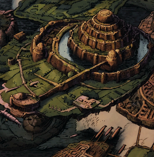 shiroa:  Castle in the Sky (1986)dir. Hayao Miyazaki  