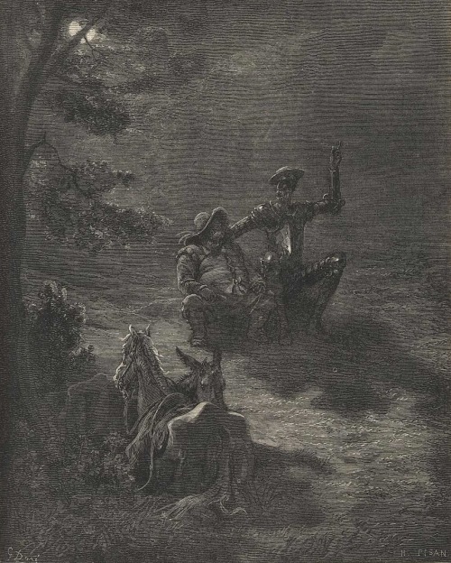 magictransistor:Gustave Doré, Don Quixote: The Ingenious Gentleman of La Mancha [H. Pisan engravings