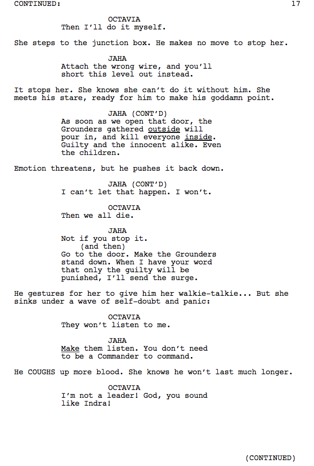Hello there! We’re back again! This time, with a scene from 502 written by Terri