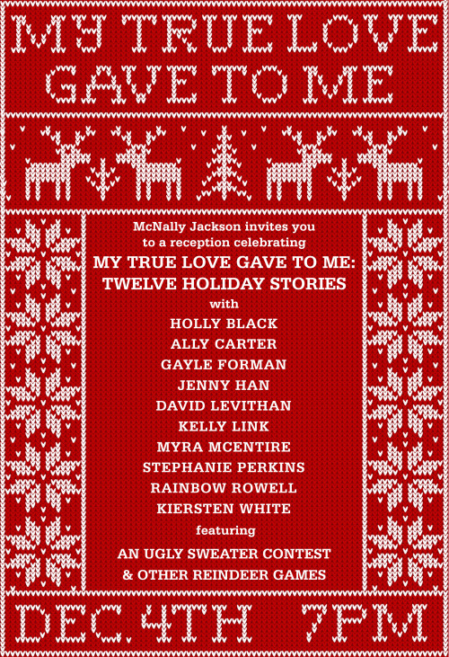 Thursday, 12/4, 7pm: Throw on your ugliest holiday sweater and come to McNally Jackson&rsquo;s r