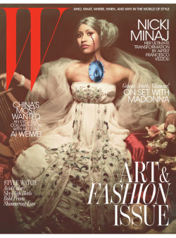 Sadnessdollart:   Nicki Minaj Featured In W Magazine Transformed By Francesco Vezzoli.
