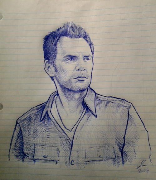 mrscratch0753:JEFF WINGER.   (Community Series, 8 of ??)Part eight of a series, done 