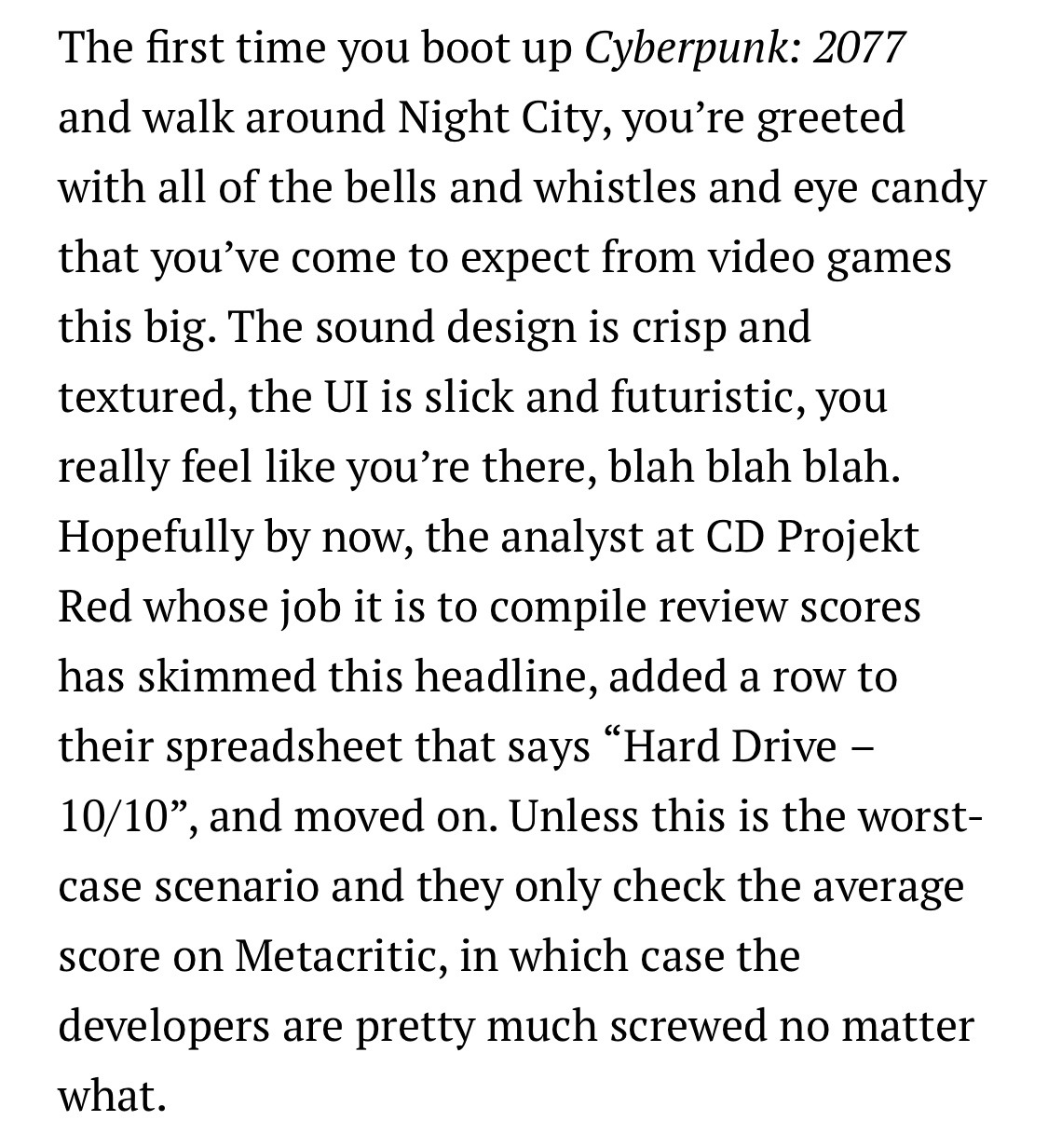 leylses:pissvortex:ept2222:pissvortex:pissvortex:Funny thing is: CD Projekt and their sub-divisions are all super great to most people who work with them. They’re famously generous and kind, giving out sweets and food and bonuses regularly. If any game