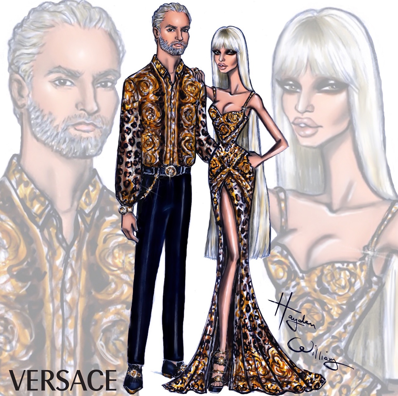 gianni versace sketches