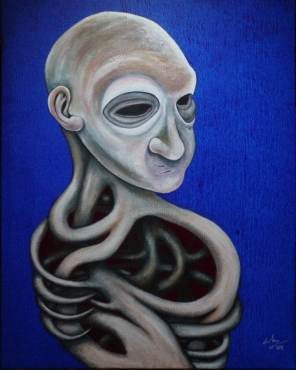 When I have fears 14. Acrylic on canvas, 80 x 60 c... - Tumbex
