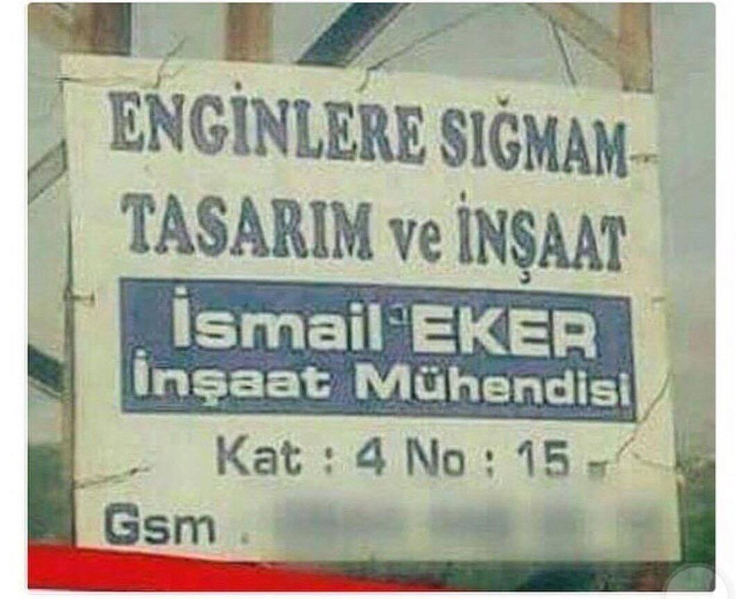 ENGİNLERE SIĞMAM
TASARIM...