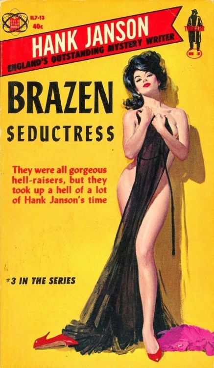 modernizor:  Brazen Seductress Illustration: Robert Maguire / 1963 (#3 in the Hank Janson Mystery Series) via pinterest.com