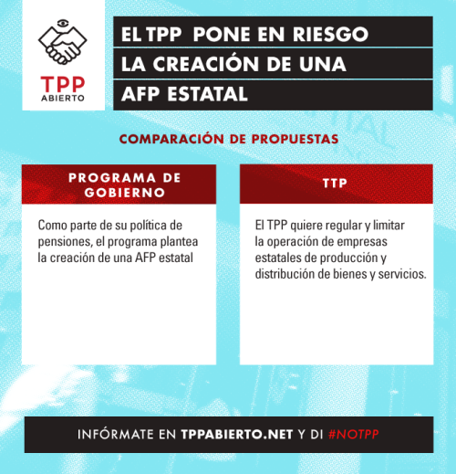 tppabierto:   “Es el momento de que el Gobierno transparente su posición: ¿Insistirá en ejecutar el programa para el que fue elegido o cederá a los intereses que por vía del tratado intentan prescindir del debate público?”.  Electa por