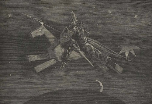 magictransistor:Gustave Doré, Don Quixote: The Ingenious Gentleman of La Mancha [H. Pisan engravings