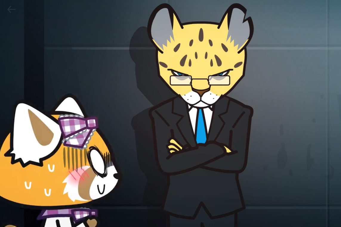 Aggretsuko cheetah