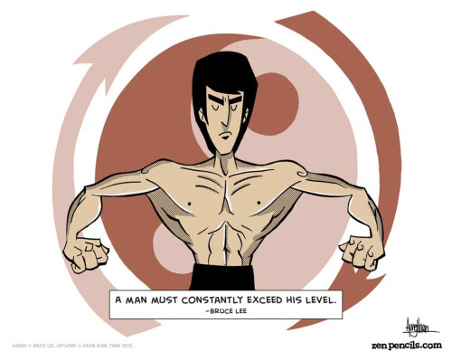 zenpencils:  BRUCE LEE: There are no limits. adult photos