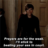 lupitas:    get to know me: three/twenty female characters ❤ Annalise Keating“You underestimate how much I like a challenge.“   