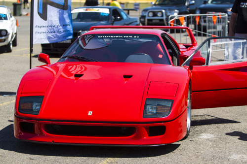 This Ferrari F40 has been at World Time Attack Challenge every year since I&rsquo;ve been going.  Un