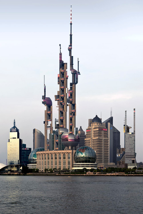 ryanpanos:  Anarchitecture in Shanghai | Oliver Ratsi