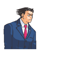 askaceattorney:  Dear Curious,1. Scratch2. Sheepish3. Prosecution4. On5. Pair6. Defender7. Dirt8. Cat9. Cherry10. Dull11. Sleep12. Pizza13. Ascending14. Pretty15. …Coffee-Phoenix Wright