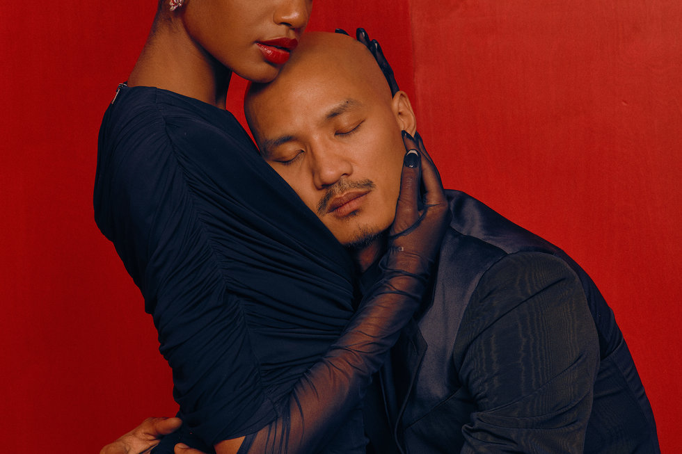 hailneaux: Ebonee Davis and Paolo Roldan in “The Marriage” for PAPER Magazine