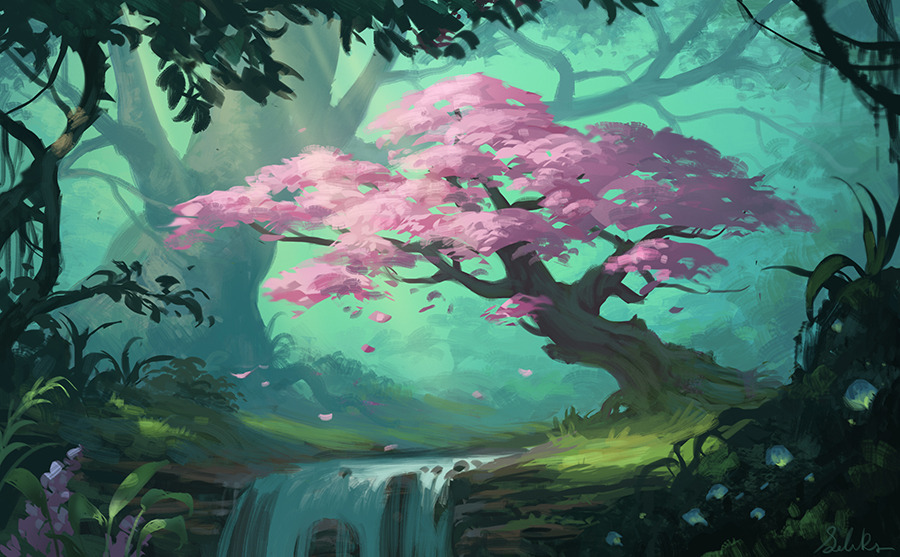 awesomedigitalart:  The Tree of Wishes by Selenada artist’s tumblr