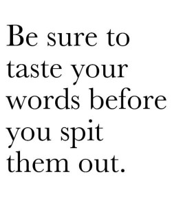 or &hellip;&hellip; &ldquo;Make sure that your brain is loaded before you shoot your mouth off~! &rdquo;